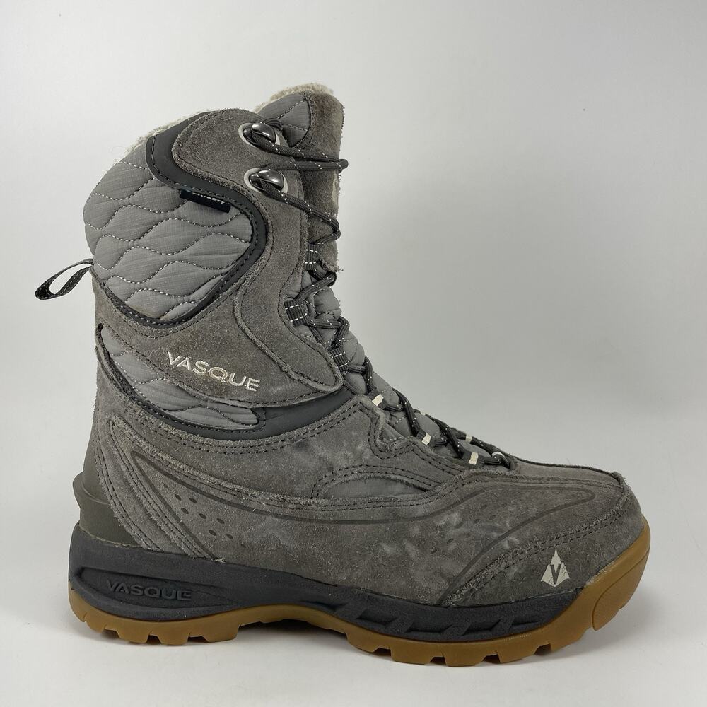 Vasque Pow Pow UltraDry 400G Winter Boots Womens Size 8.5 M Gray Waterproof